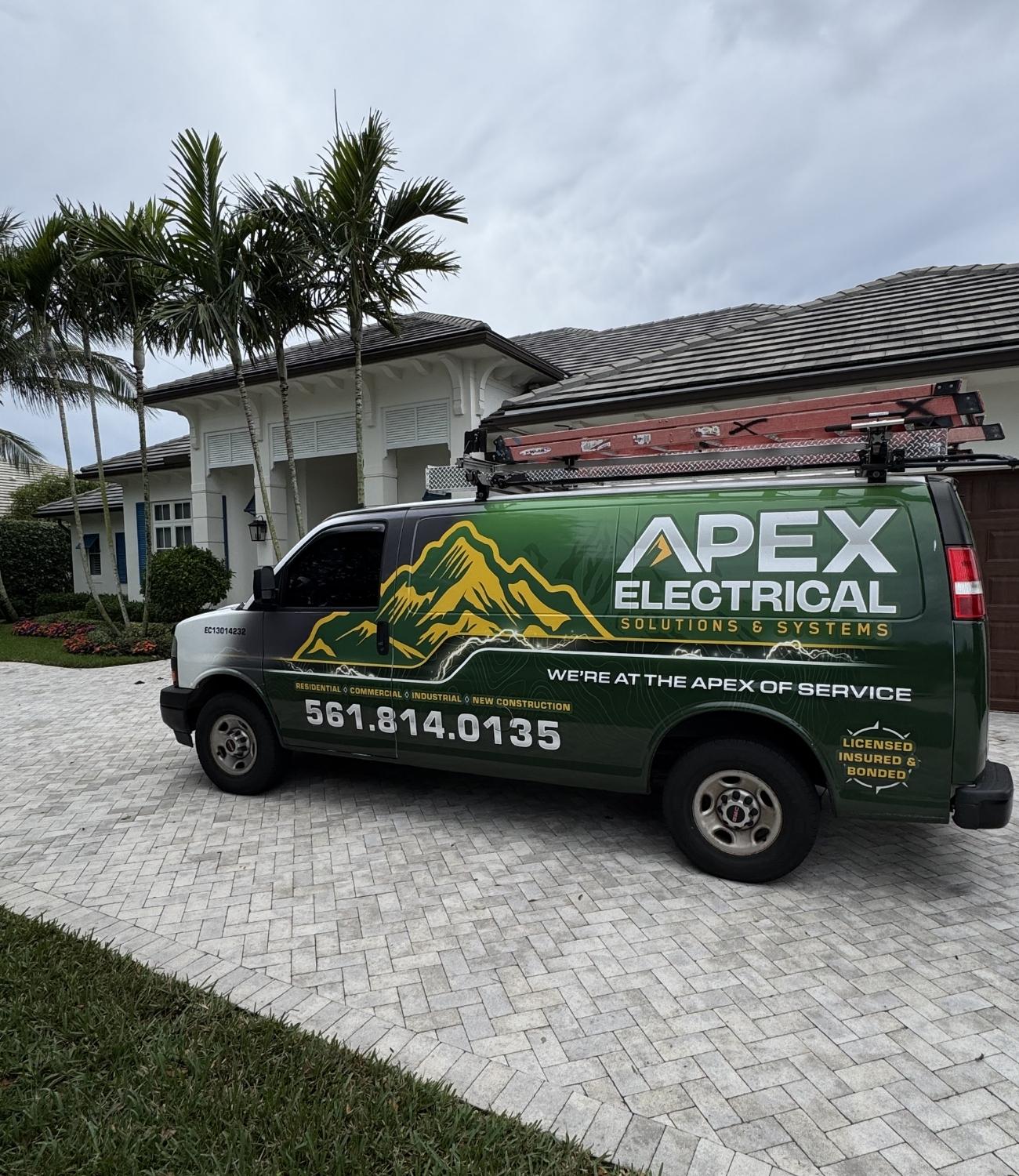 Licensed technician performing electrical repairs for Electrician Company in Palm Beach Gardens, FL residential service